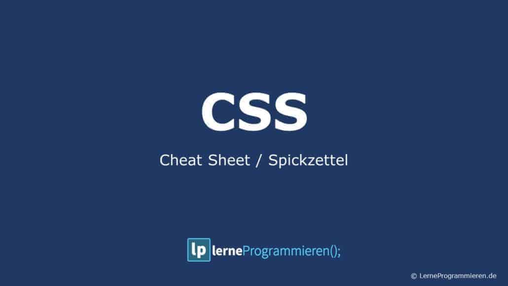 CSS Cheatsheet