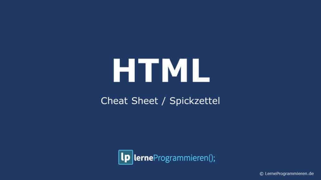 HTML Cheatsheet